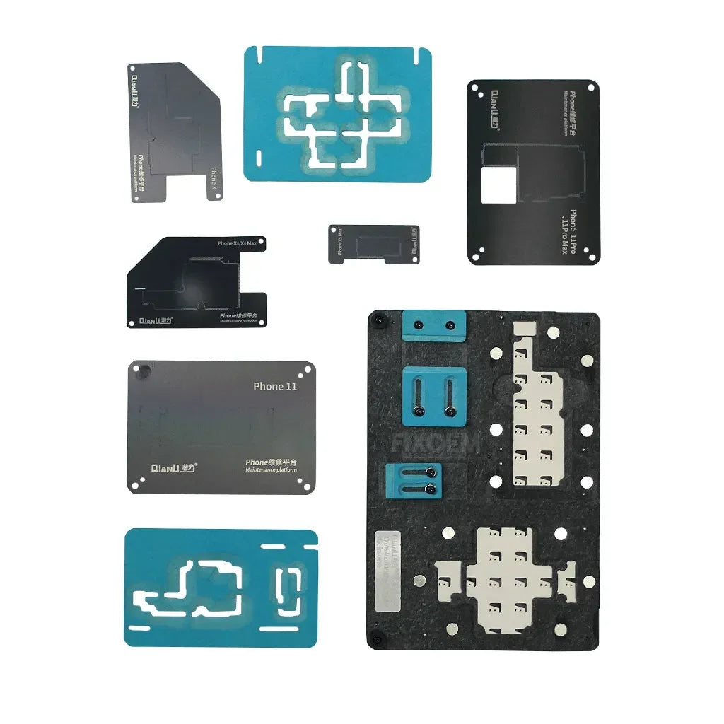 Holder Plataforma Reballing Qianli 6 En 1 Iphone X Xs Xs Max 11 11 Pro Max 11 Pro |+5,000 reseñas 4.9/5 | recibe express 2 días
