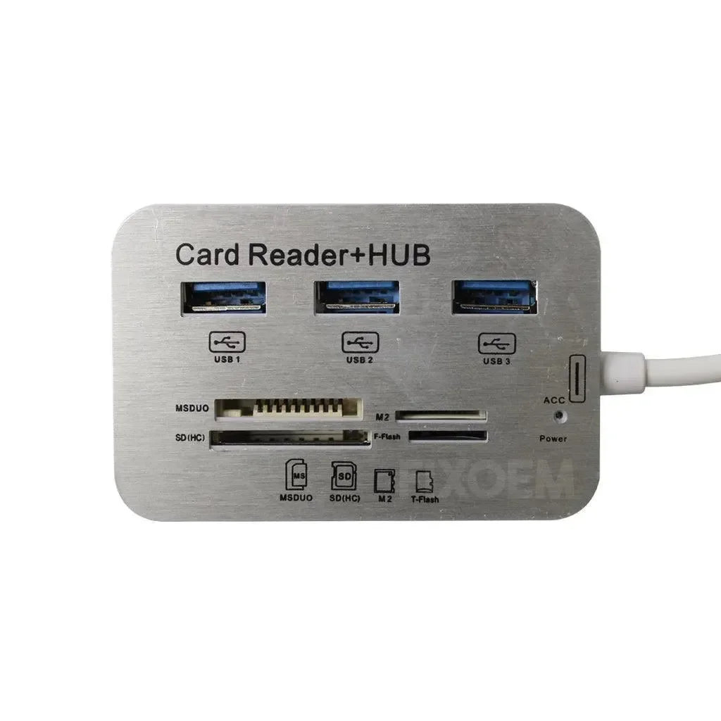 Hub Multipuerto Usb 3.0/3.1 3 Puertos + Lector Sd |+5,000 reseñas 4.9/5 | recibe express 2 días