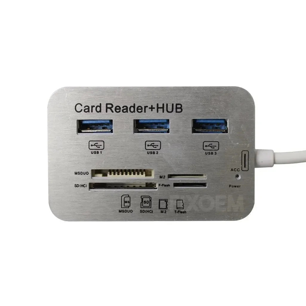 Hub Multipuerto Usb 3.0/3.1 3 Puertos + Lector Sd |+5,000 reseñas 4.9/5 | recibe express 2 días