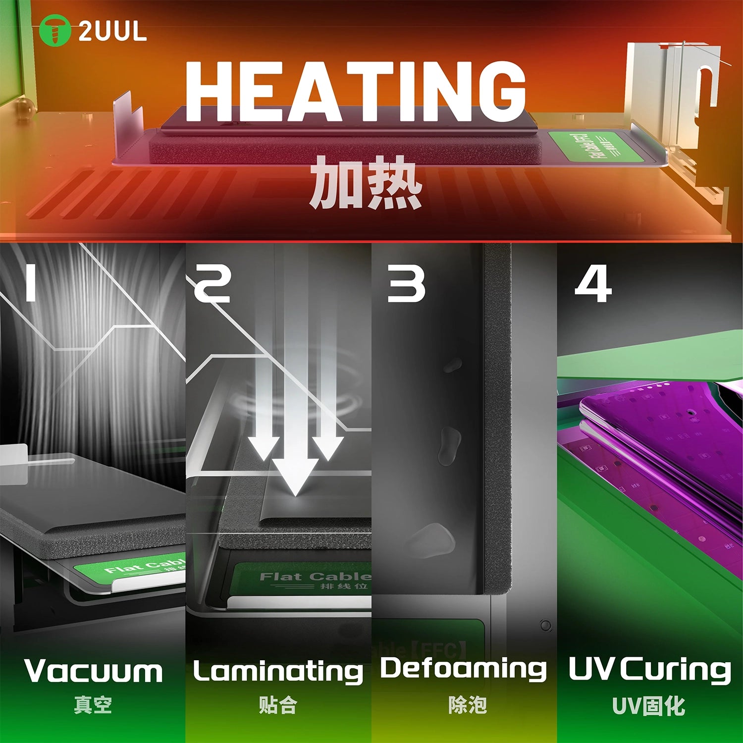 Laminadora Vacio Refurbish Todo en uno 2UUL LD01 LAMX 220W