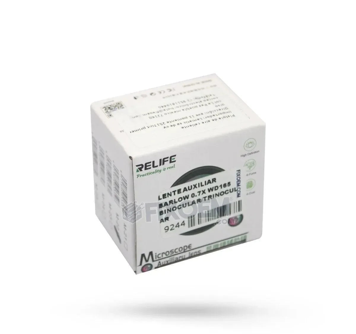 Lente Auxiliar Barlow Relife 0.5X Wd165 Binocular/Trinocular RELIFE |+5,000 reseñas 4.9/5 | recibe express 2 días