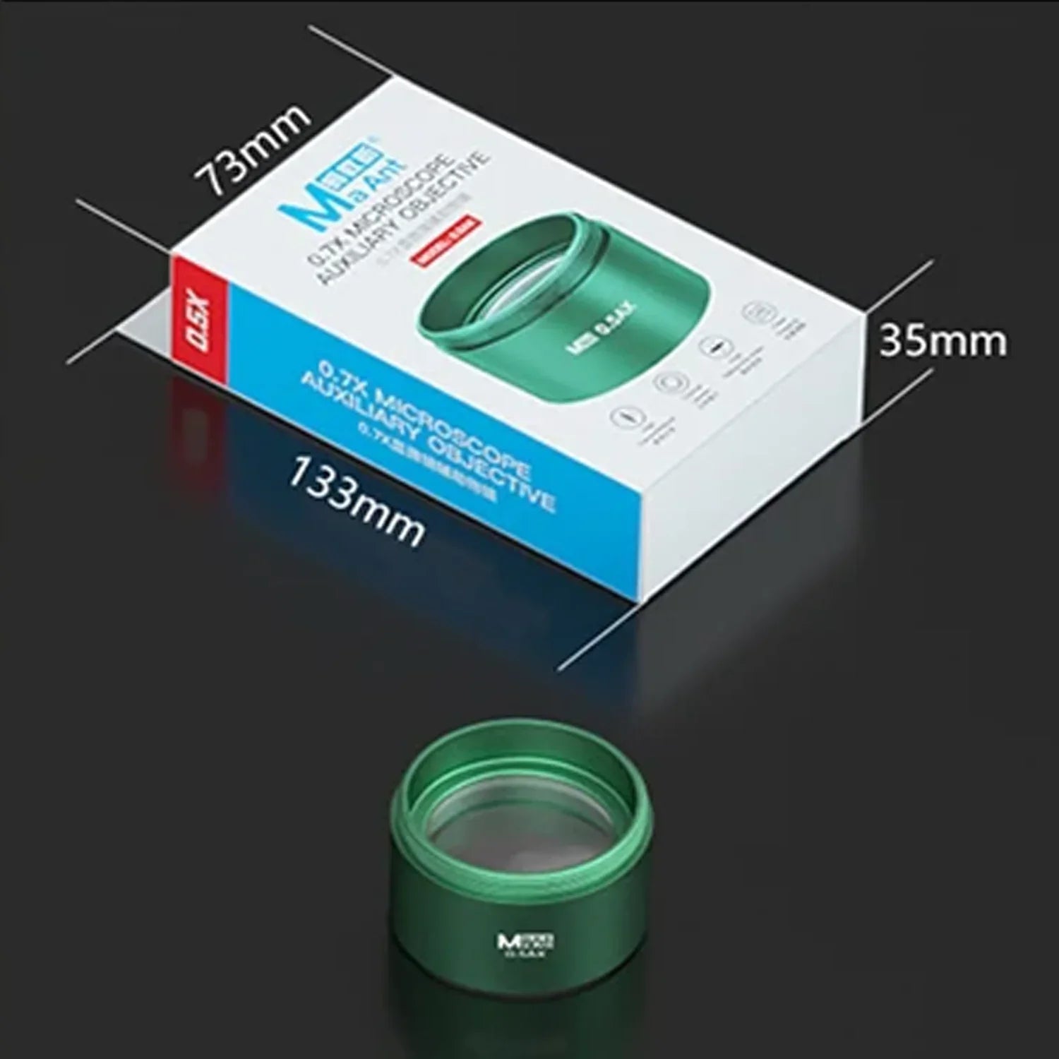 Lente Camara Barlow Microscopio 0.5Ax Ma Ant |+5,000 reseñas 4.9/5 | recibe express 2 días