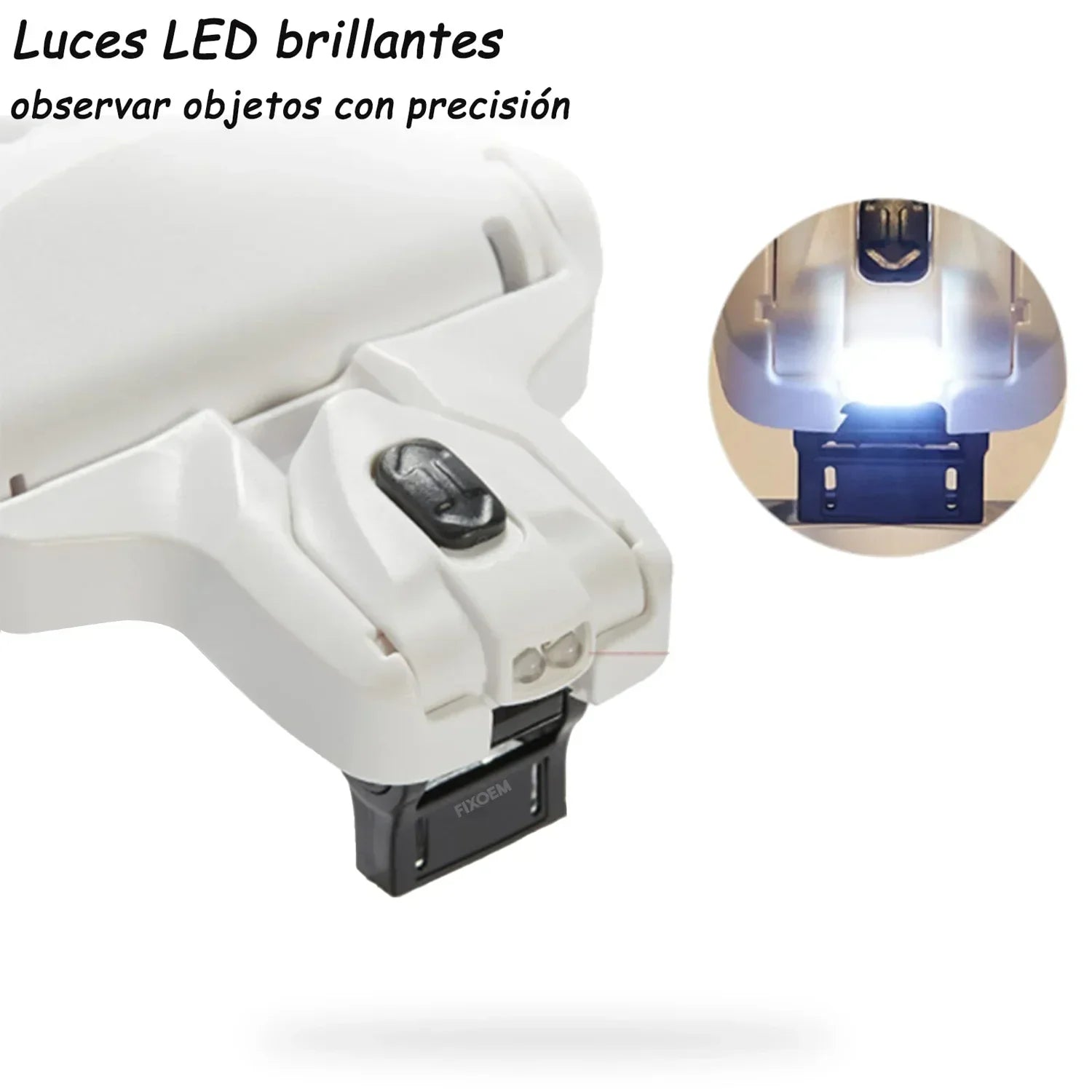 Lentes Lupa Googles Luz Led 5 Aumentos Amplificador |+5,000 reseñas 4.9/5 | recibe express 2 días