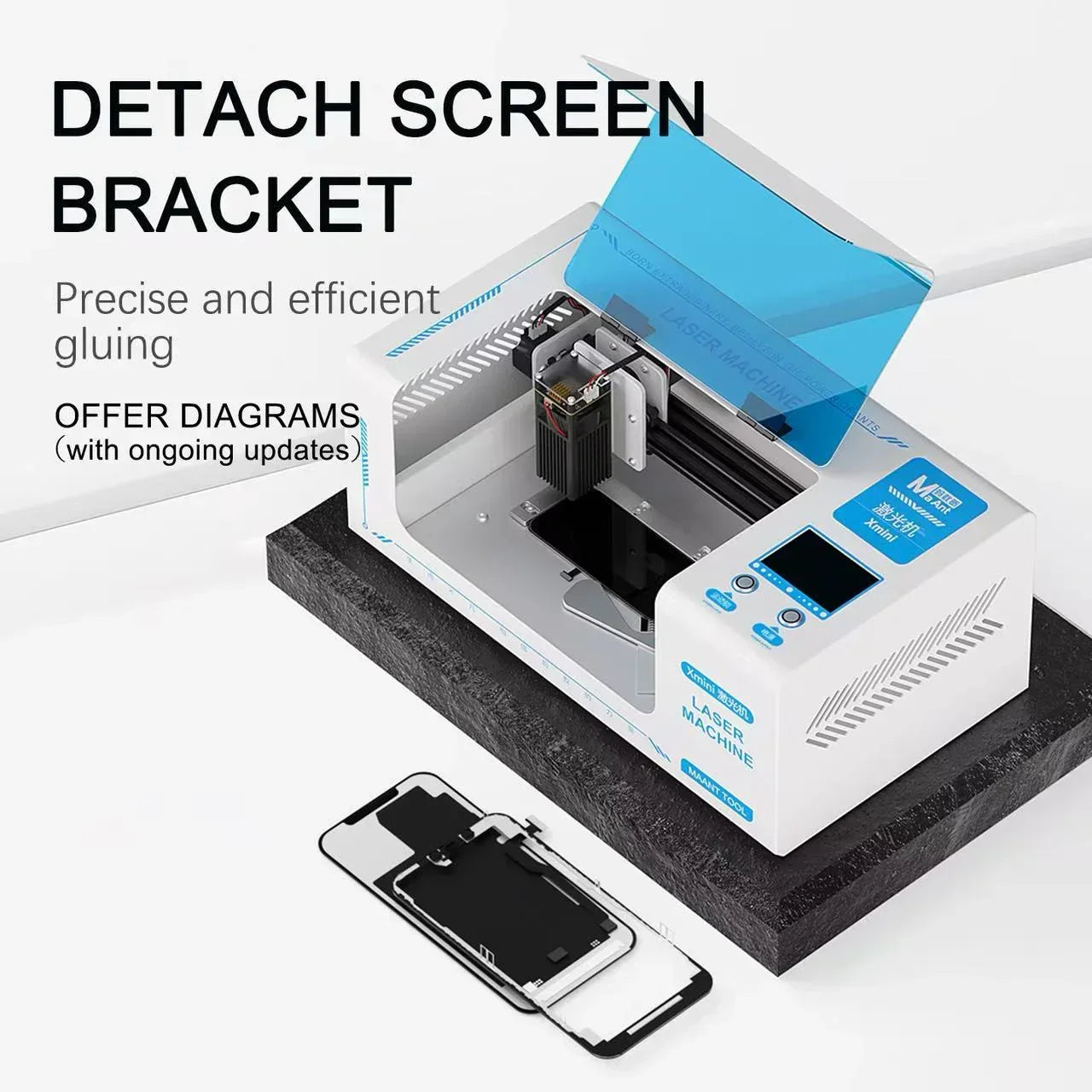 Maquina Separadora Tapas Laser Ma Ant X Mini iPhone X-16PM |+5,000 reseñas 4.9/5 | recibe express 2 días