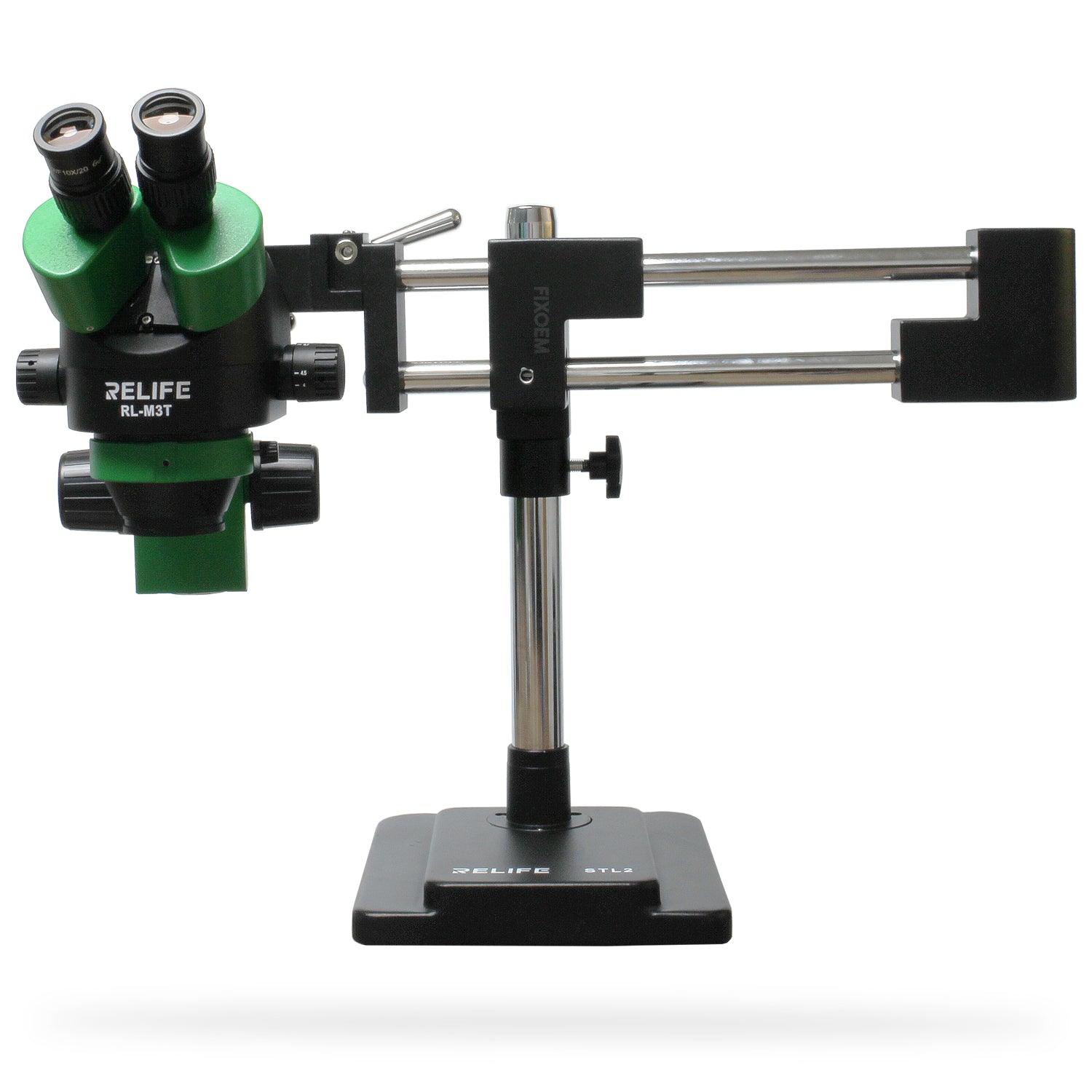 Microscopio Relife M3T-Stl2 Brazo Articulado Trinocular |+2,000 reseñas 4.8/5 ⭐