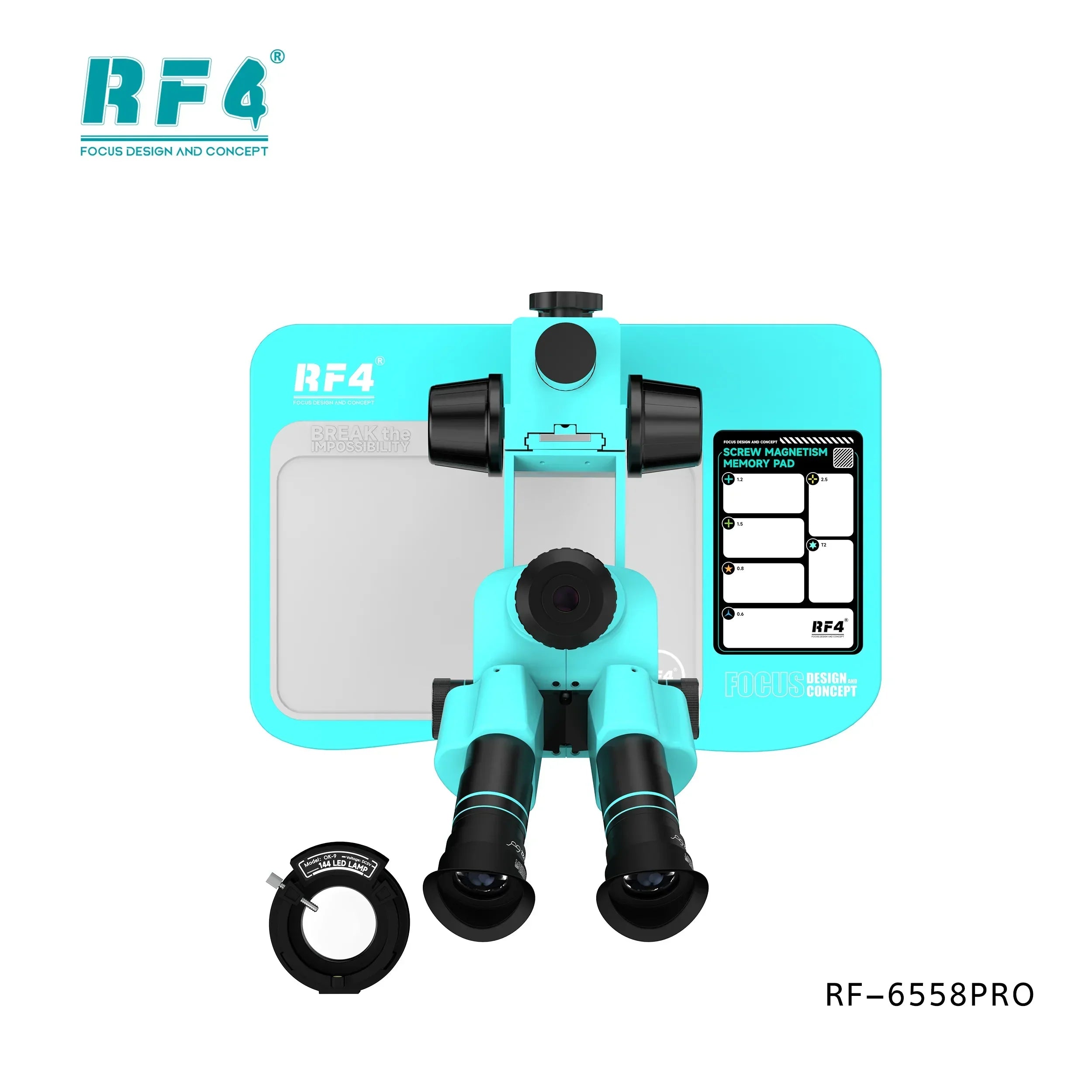 Microscopio Rf4 Rf-6558 Pro (6.5X – 58X) |+5,000 reseñas 4.9/5 | recibe express 2 días