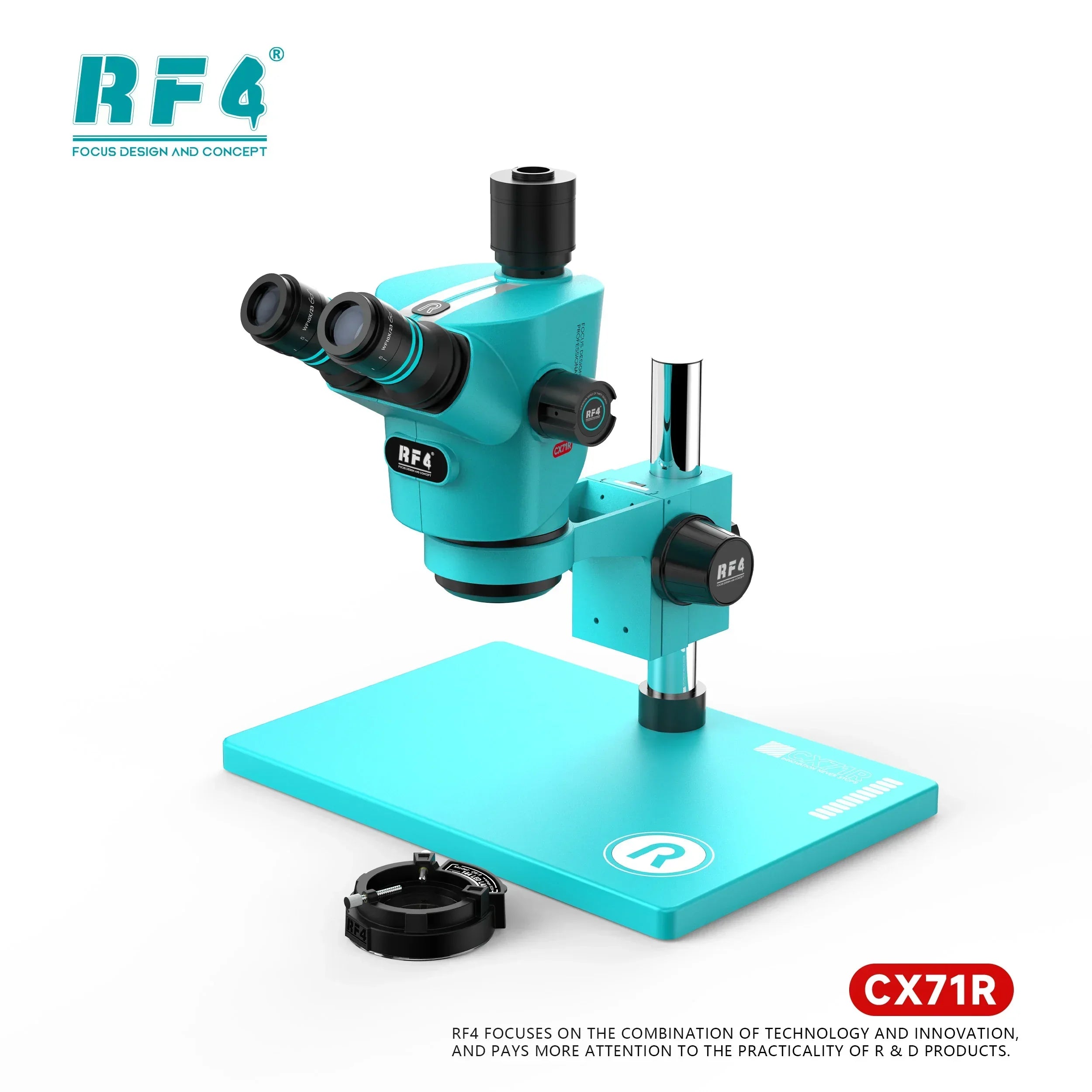 Microscopio Trinocular RF4 CX71R 6.5-65X |+5,000 reseñas 4.9/5 | recibe express 2 días