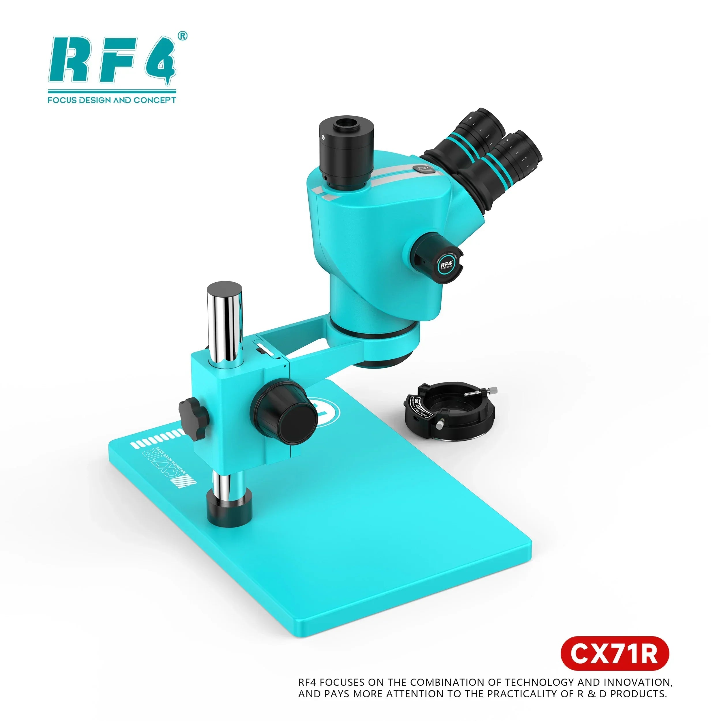 Microscopio Trinocular RF4 CX71R 6.5-65X |+5,000 reseñas 4.9/5 | recibe express 2 días