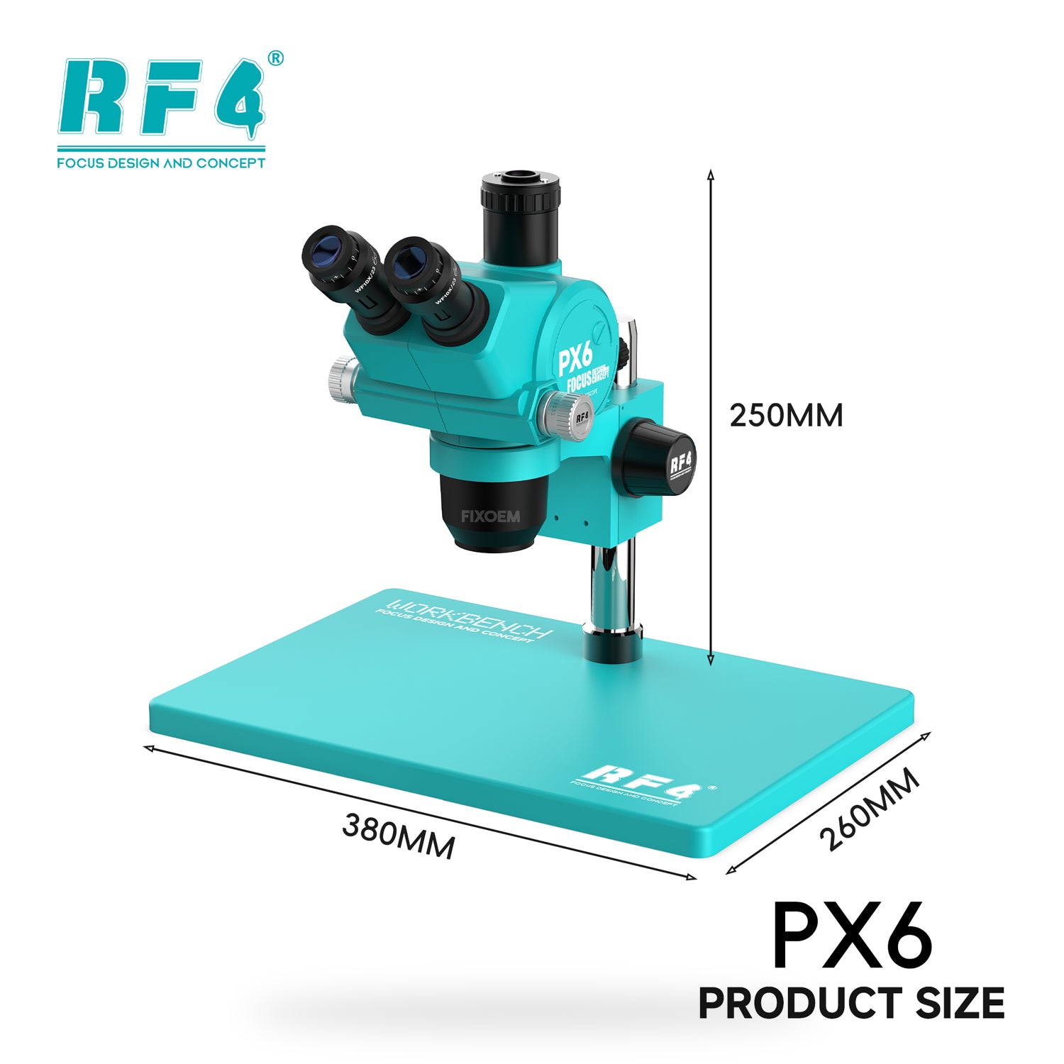 Microscopio Trinocular Rf4 Px 6