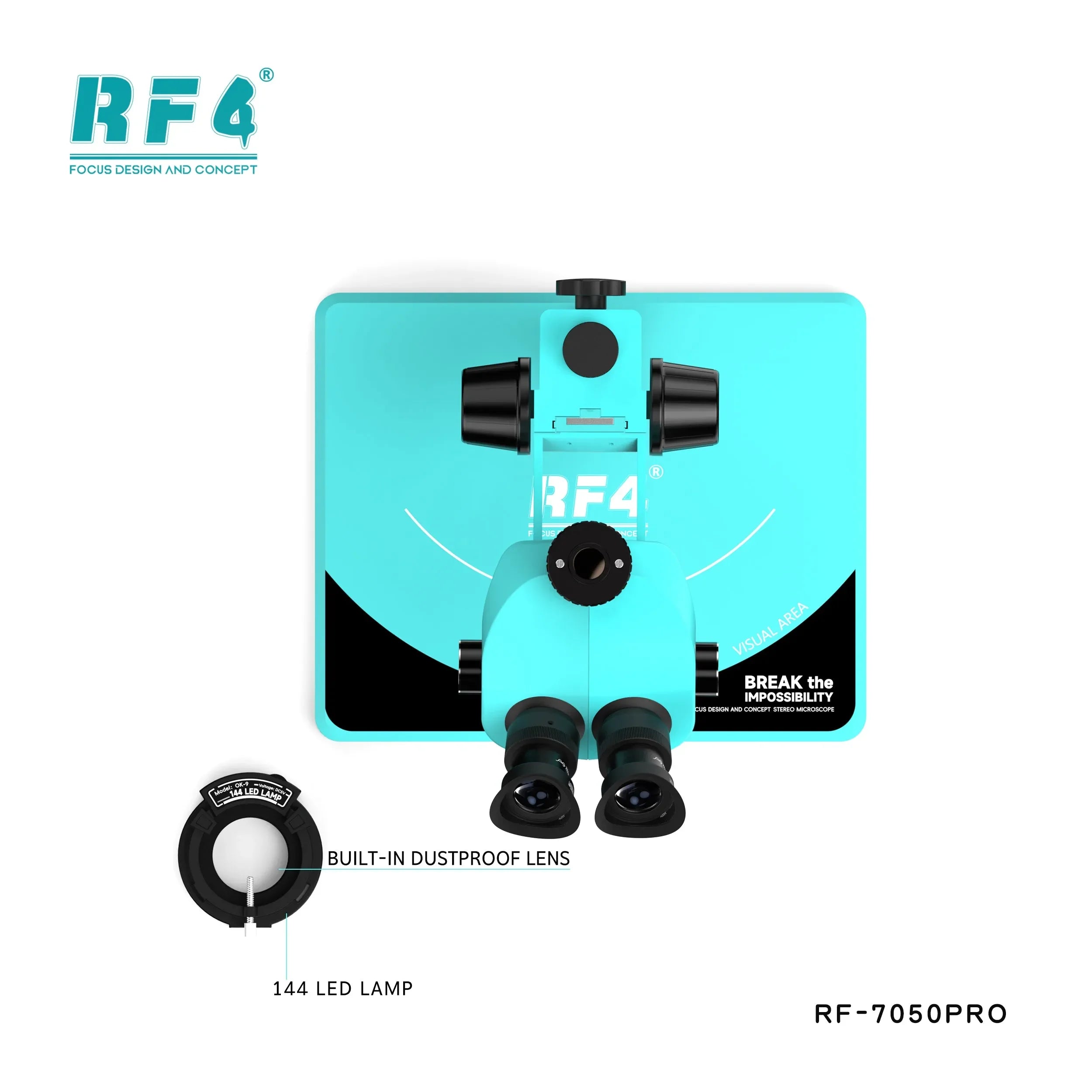 Microscopio Trinocular RF4 RF-7050 pro (7X-50X) |+5,000 reseñas 4.9/5 | recibe express 2 días