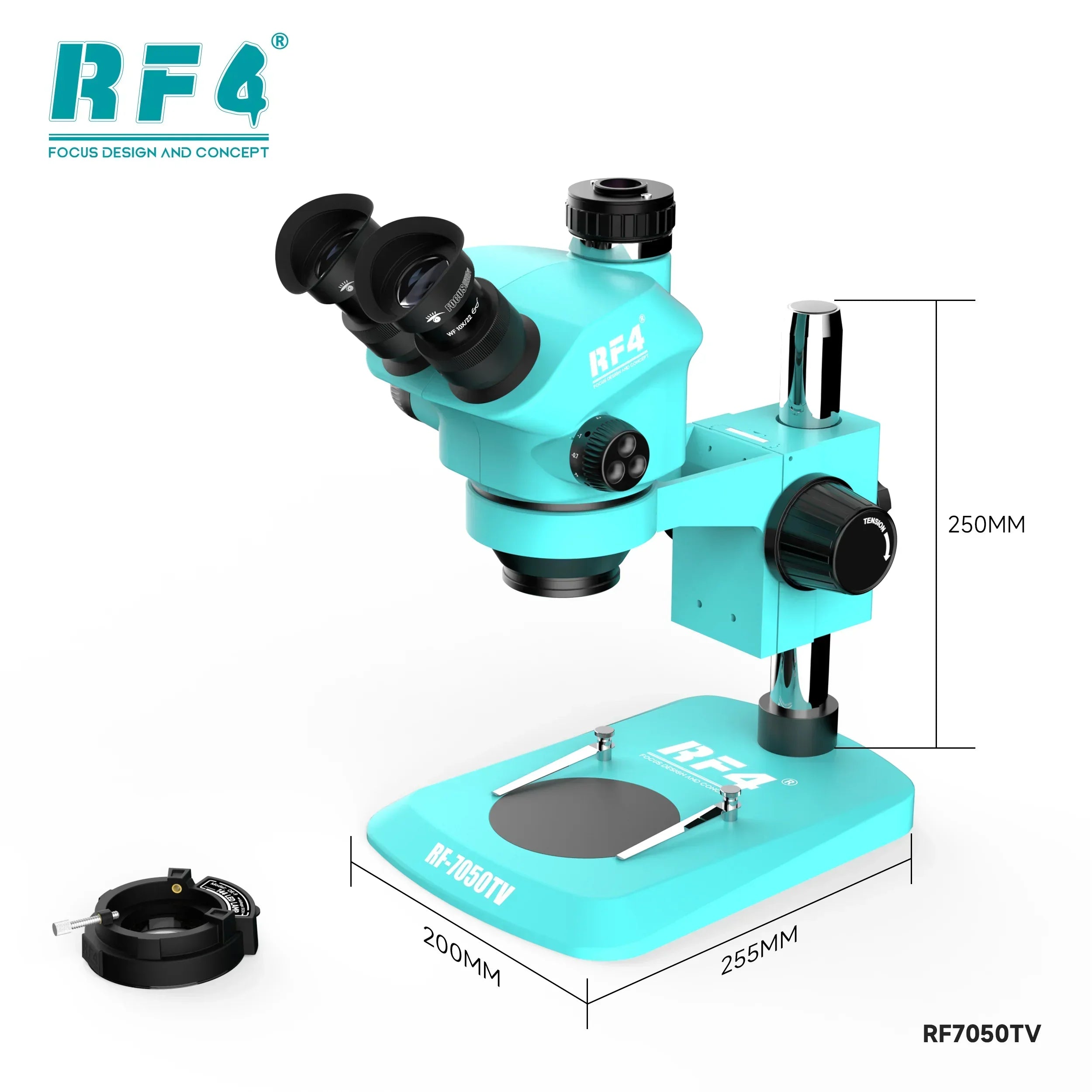 Microscopio Trinocular Rf4 Rf7050Tv (7X-50X) |+5,000 reseñas 4.9/5 | recibe express 2 días
