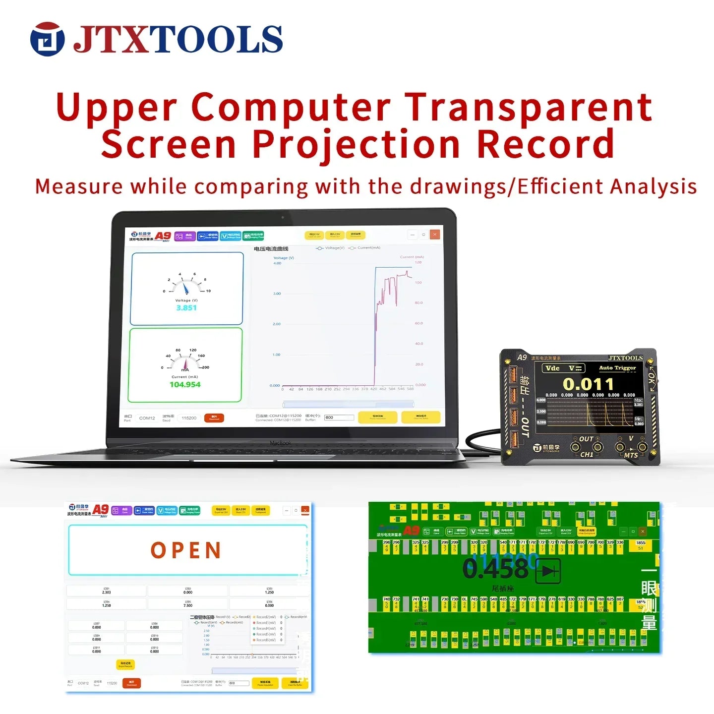 Multimetro Digital Amperimetro tester consumos JTX A9 |+5,000 reseñas 4.9/5 | recibe express 2 días