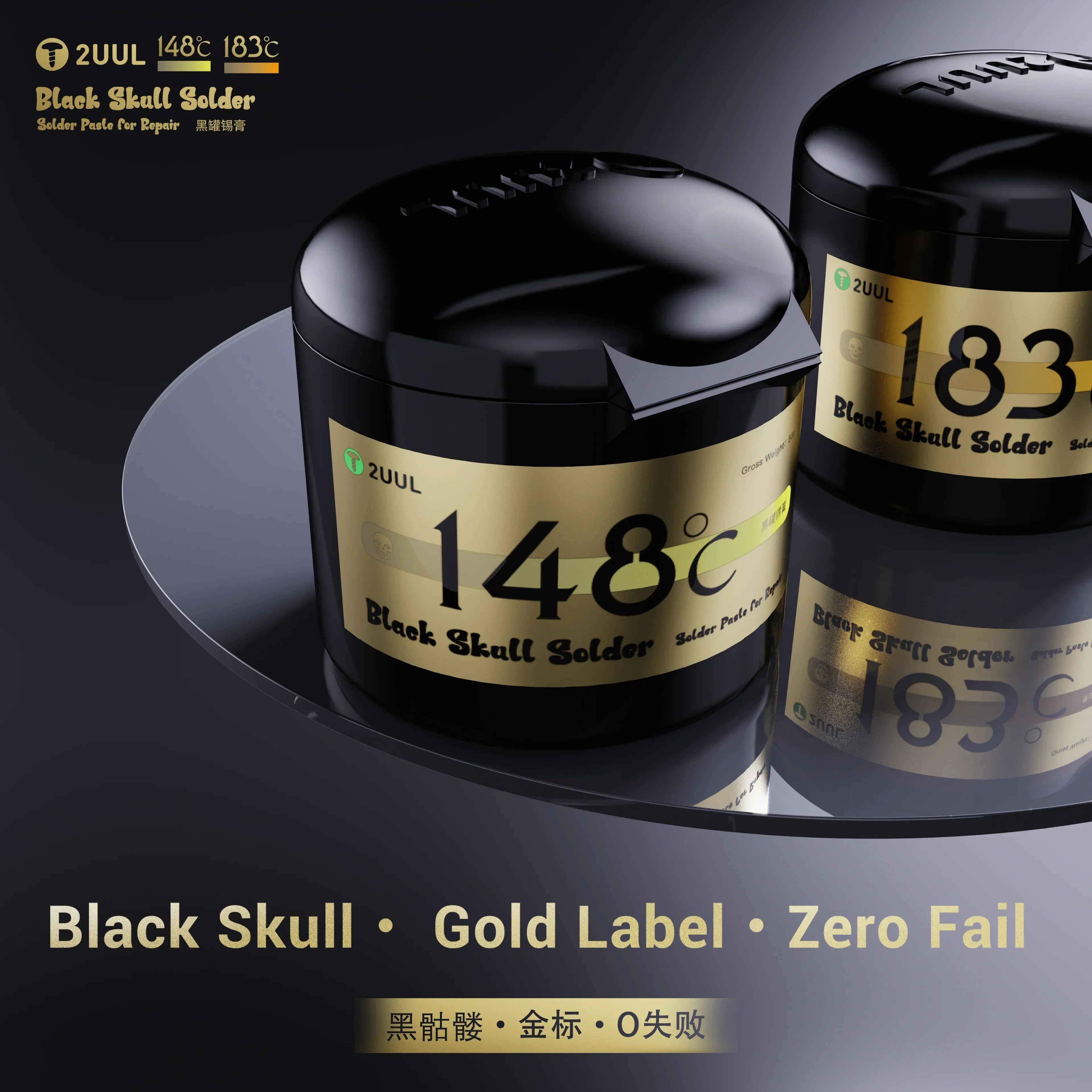 Pasta Estaño Soldadura Black Skull 148° 2Uul |+5,000 reseñas 4.9/5 | recibe express 2 días