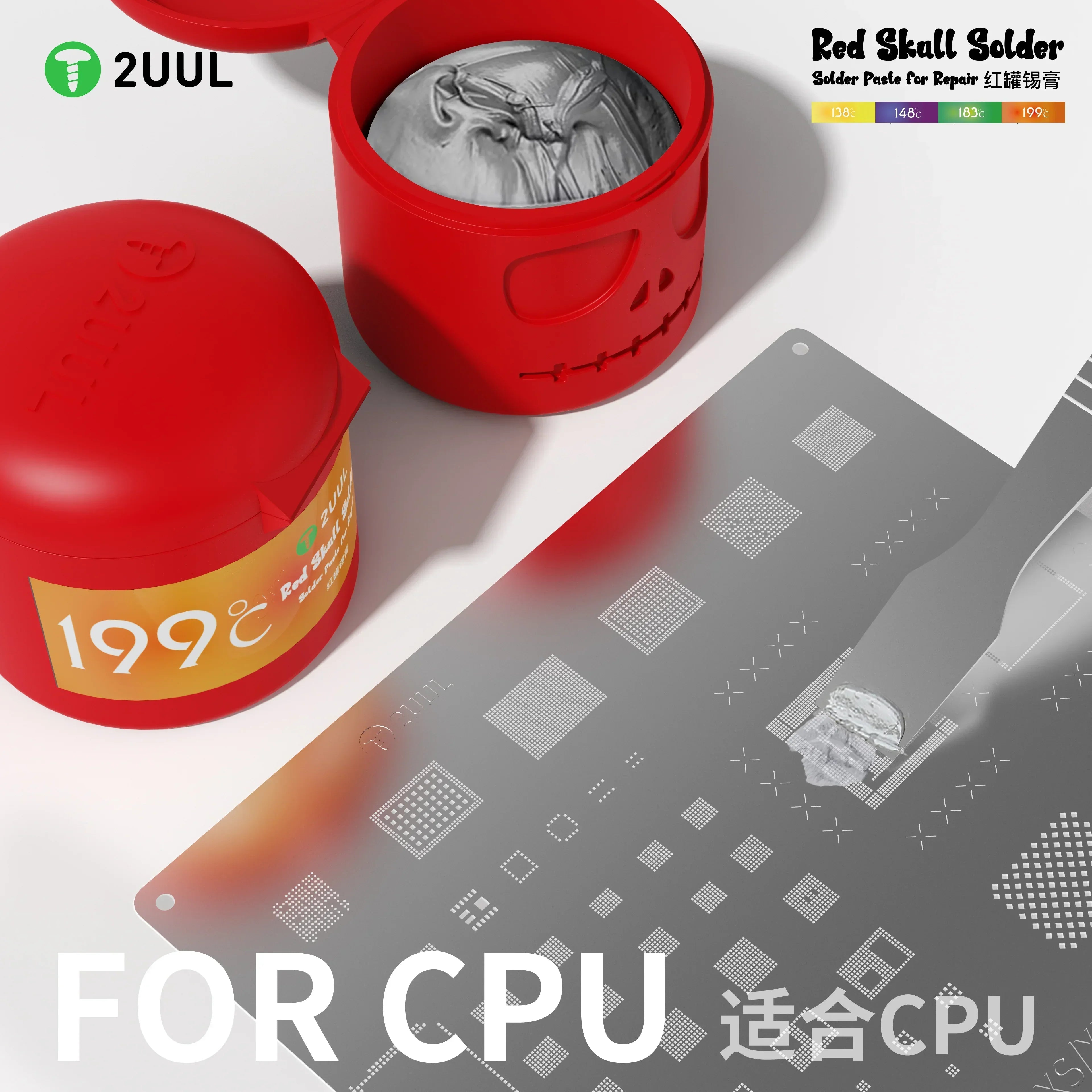 Pasta Estaño Soldadura Red Skull 2Uul |+5,000 reseñas 4.9/5 | recibe express 2 días
