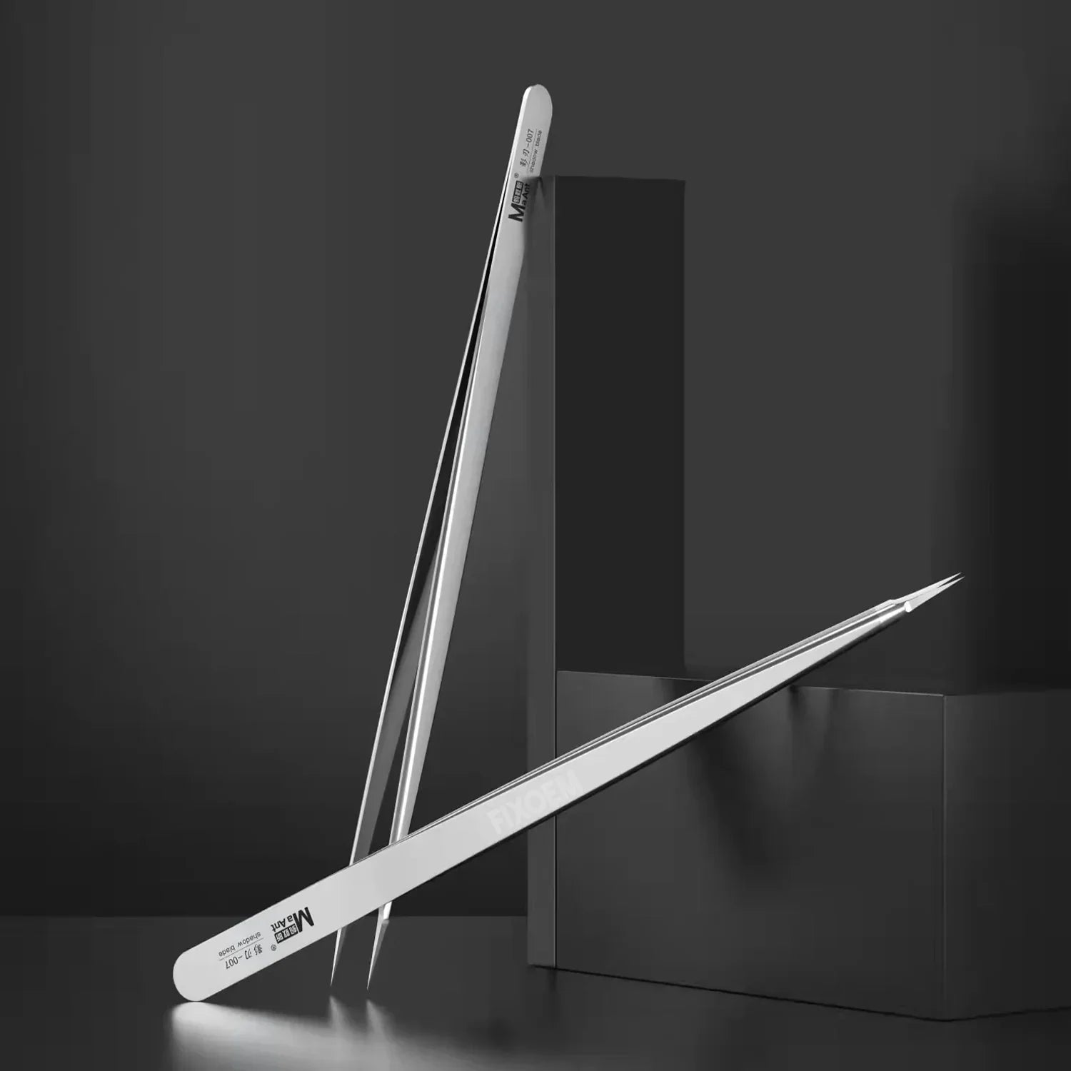 Pinzas Antiestatica Punta Fina Ma Ant Shadow Blade-007 |+5,000 reseñas 4.9/5 | recibe express 2 días