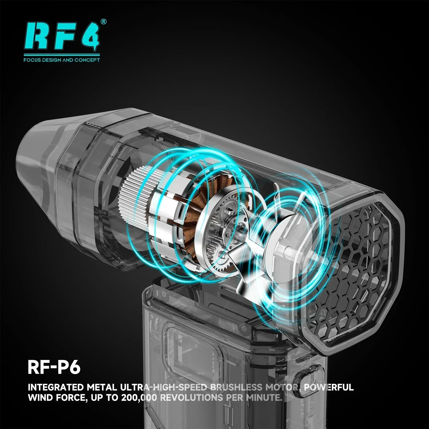 Pistola Ventilador Soplador Aspirador RF4 RF-P6 |+5,000 reseñas 4.9/5 | recibe express 2 días