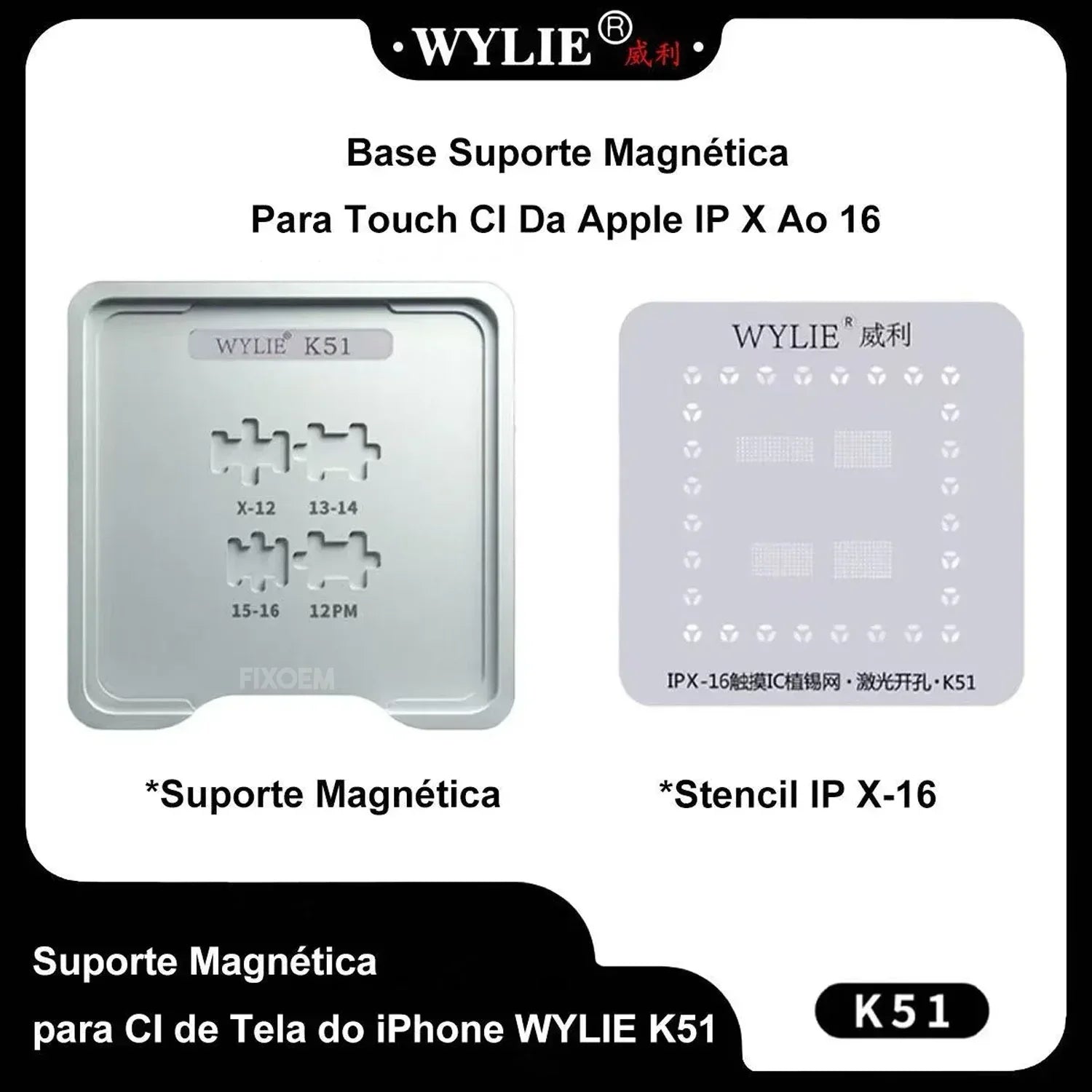 Plataforma Magnetica Soldadura Ic WYLIE K51 |+5,000 reseñas 4.9/5 | recibe express 2 días