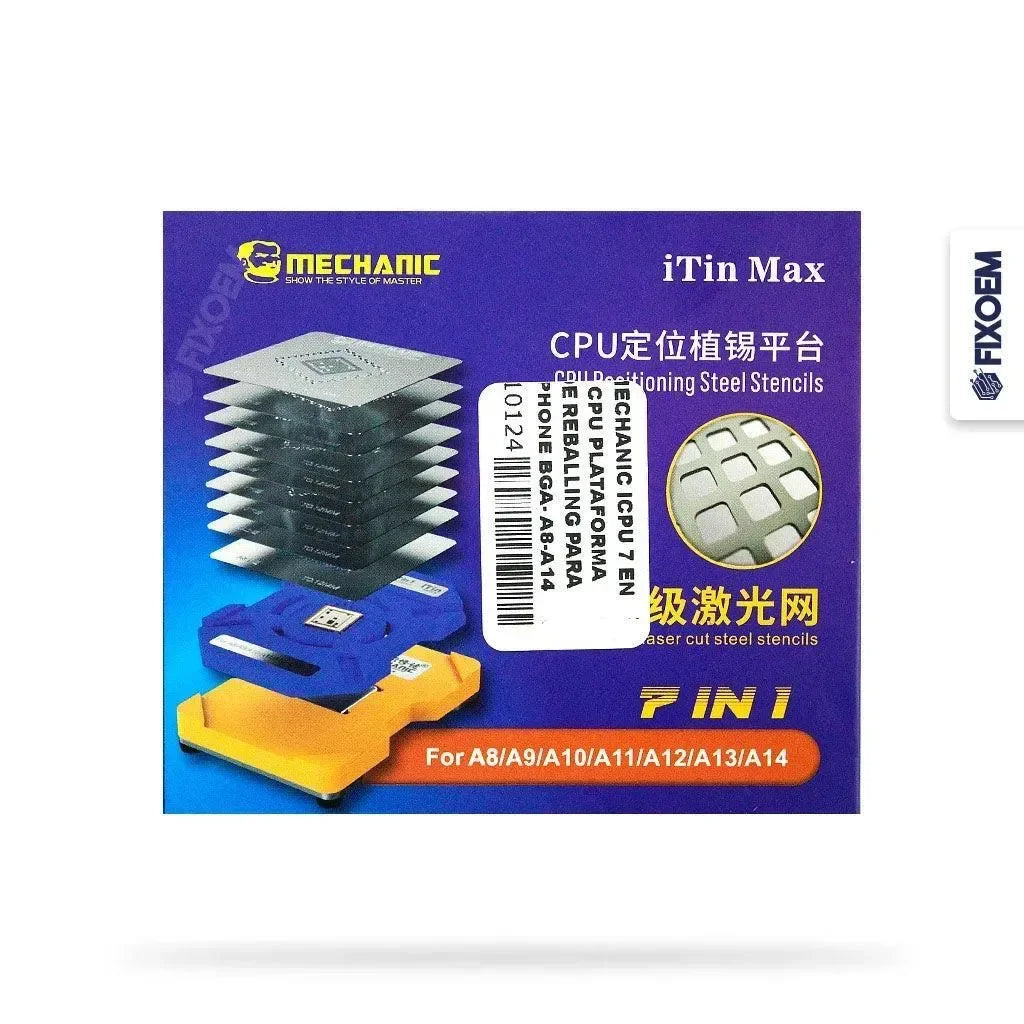 Plataforma Reballing Iphone Mechanic Icpu 7 En 1 Cpu Bga A8-A18 |+5,000 reseñas 4.9/5 | recibe express 2 días