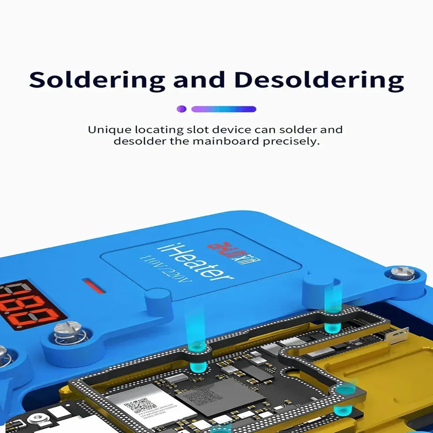 Precalentadora Plancha Logica Iheater J&C JcID Iphone X-11 Pro Max. |+5,000 reseñas 4.9/5 | recibe express 2 días
