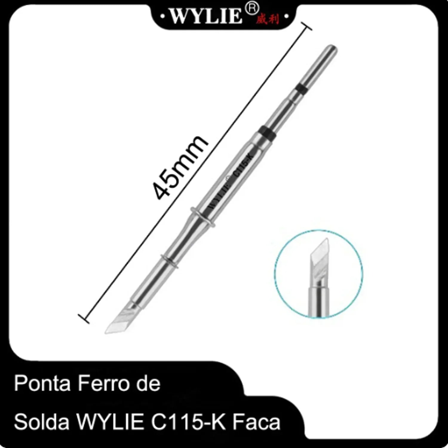 Punta Cautin Biselada Wylie C115-K |+5,000 reseñas 4.9/5 | recibe express 2 días