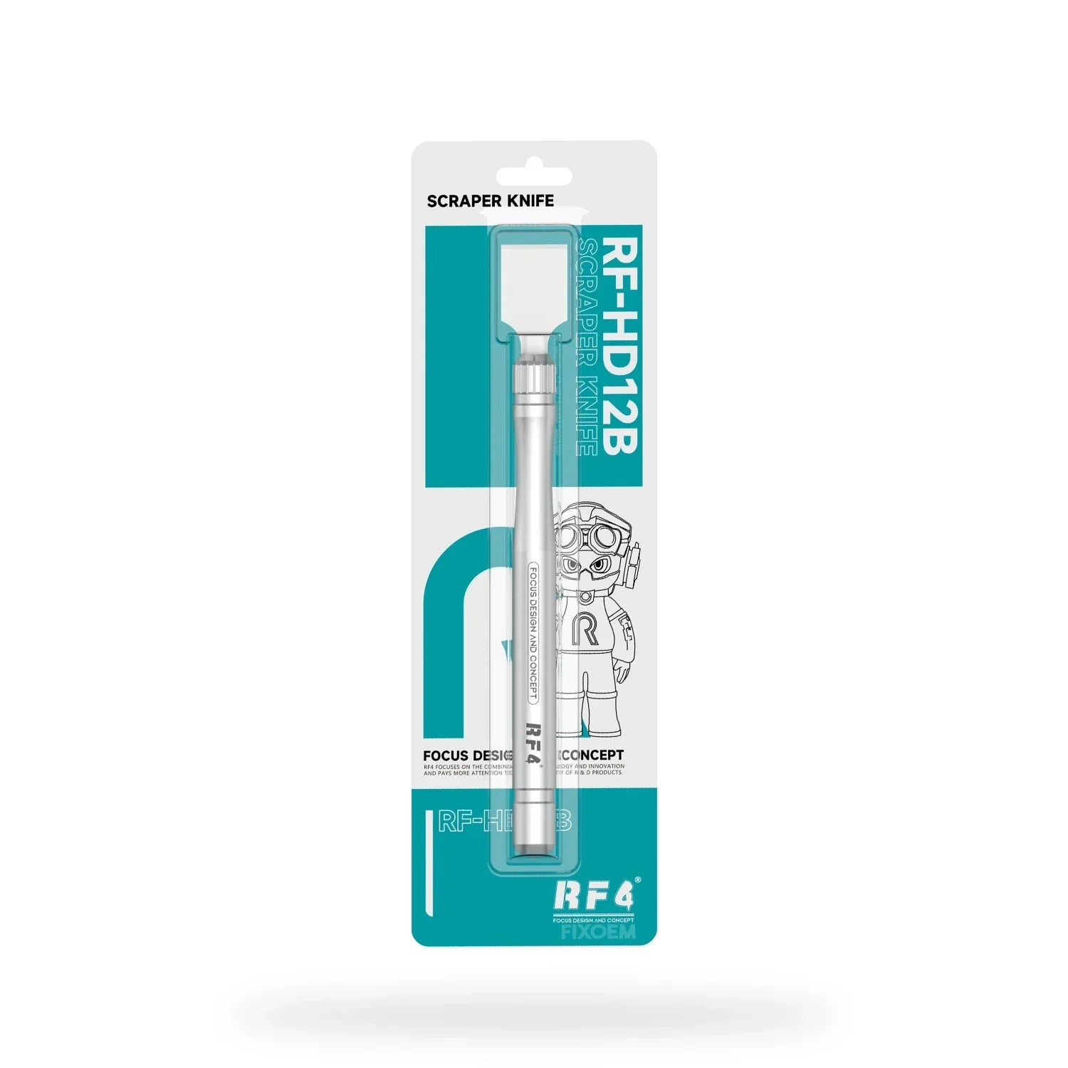 Raspador Espatula Ceramica RF4 RF-HD12B |+5,000 reseñas 4.9/5 | recibe express 2 días