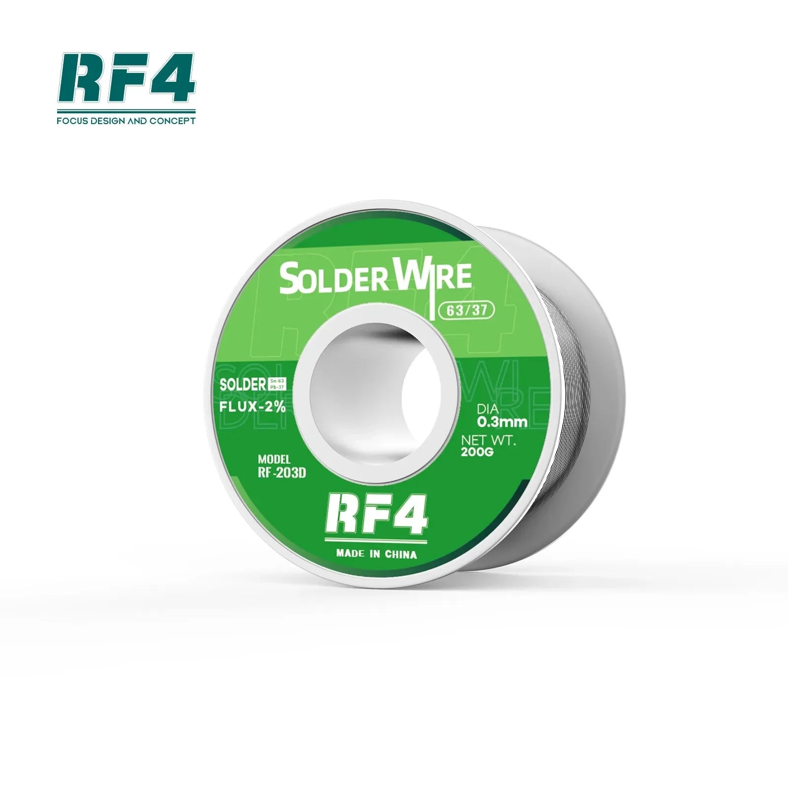 Soldadura Estaño Rf4 Rf-203D 0.3mm 200G |+5,000 reseñas 4.9/5 | recibe express 2 días