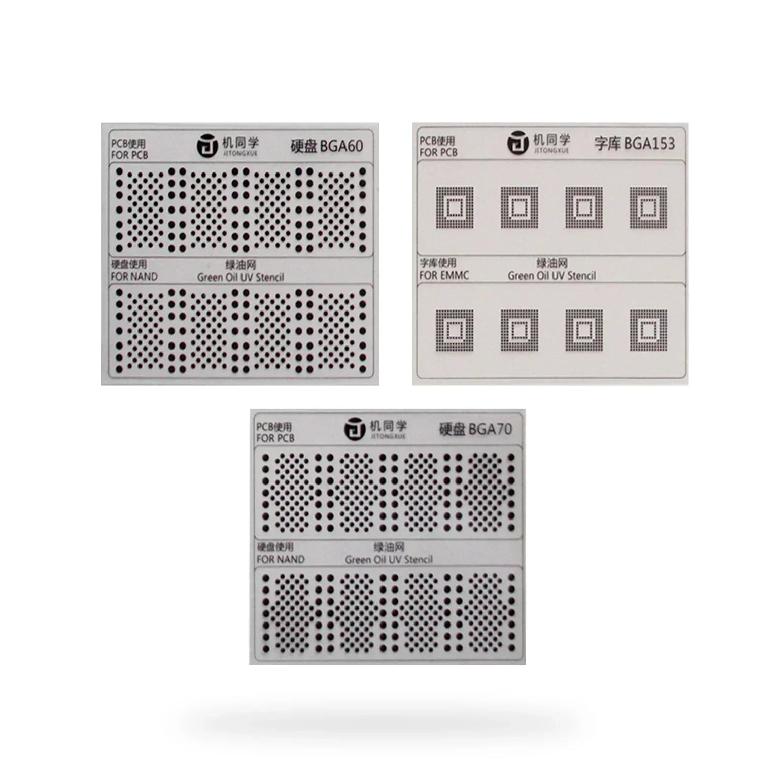 Stencil Uv / Malla Rebaling Emmc / Nand (9 Modelos) Jtx 9 Gs-01 |+5,000 reseñas 4.9/5 | recibe express 2 días