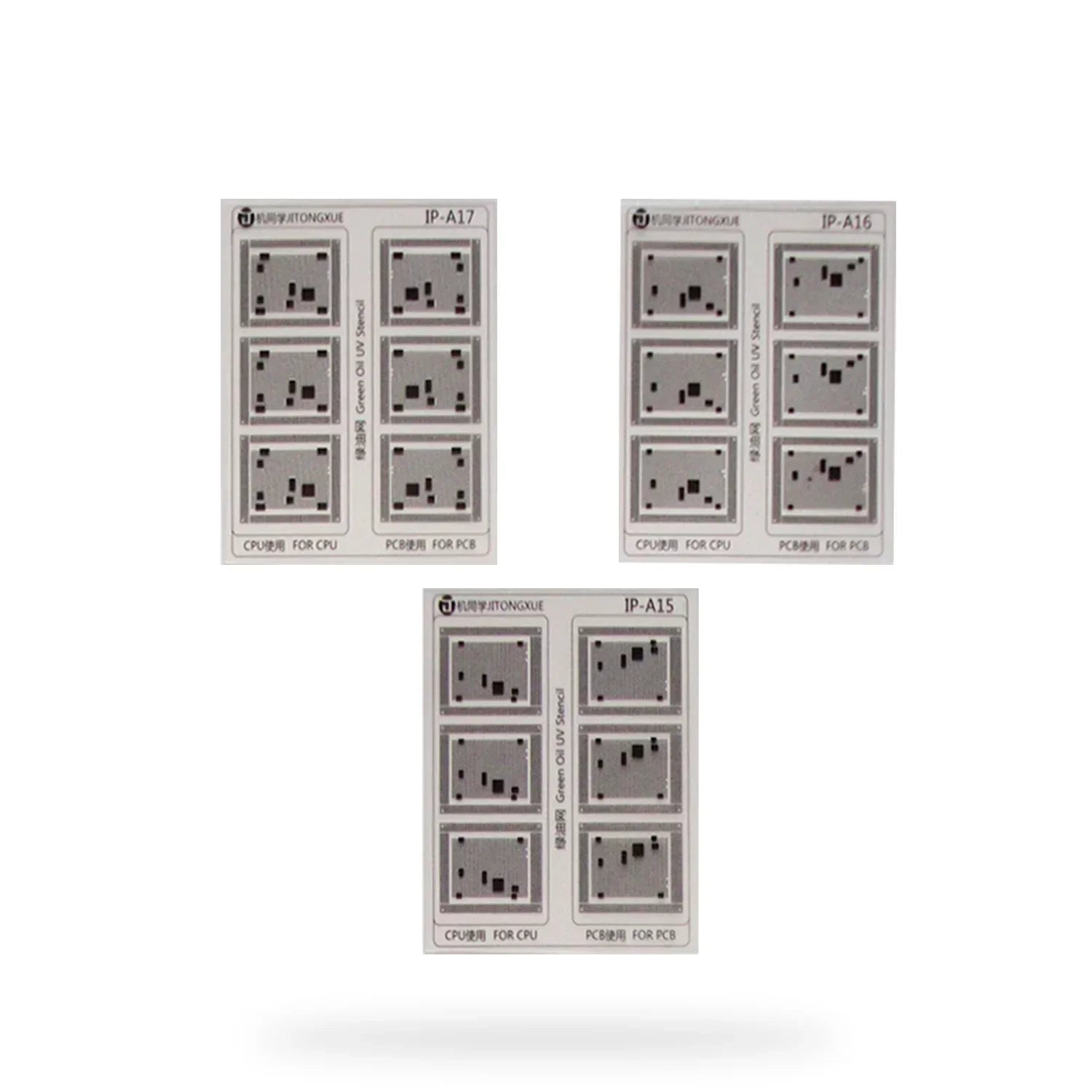 Stencil Uv / Malla Rebaling Iphone (10 Modelos) Jtx 10 Gs-01 |+5,000 reseñas 4.9/5 | recibe express 2 días