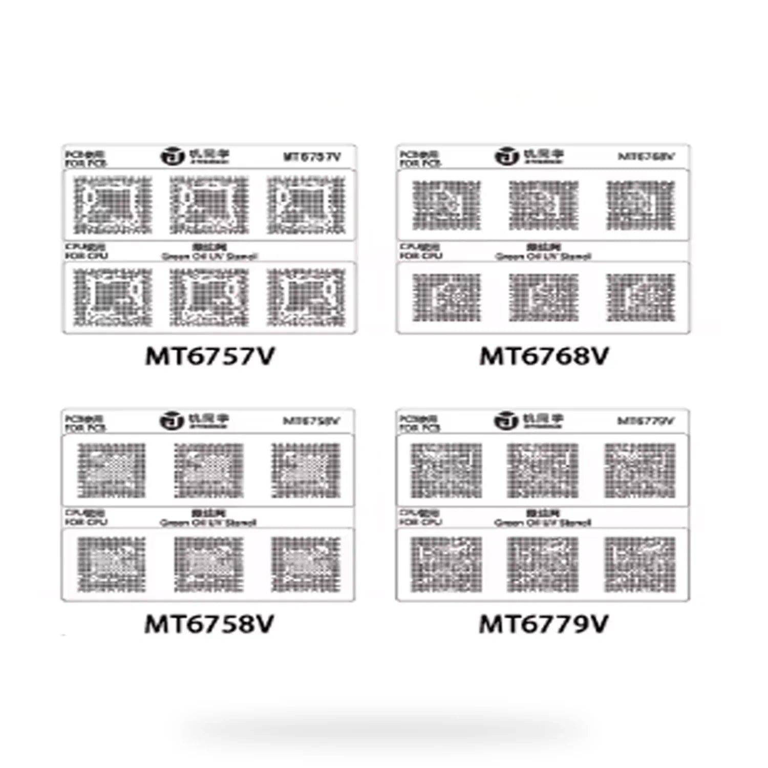 Stencil Uv / Malla Rebaling Mtk (16 Modelos) Jtx 16 Gs-01 |+5,000 reseñas 4.9/5 | recibe express 2 días