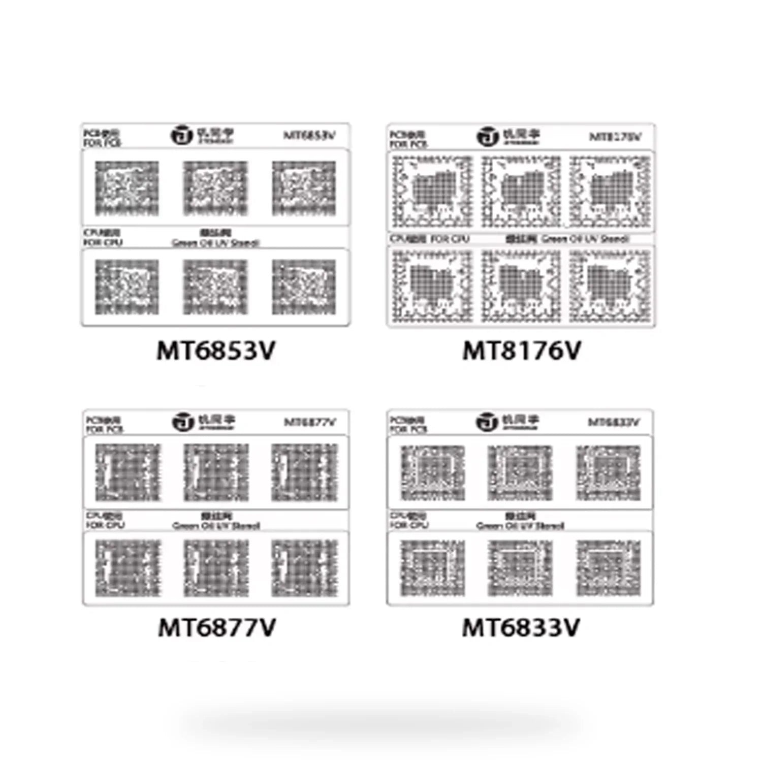 Stencil Uv / Malla Rebaling Mtk (16 Modelos) Jtx 16 Gs-01 |+5,000 reseñas 4.9/5 | recibe express 2 días