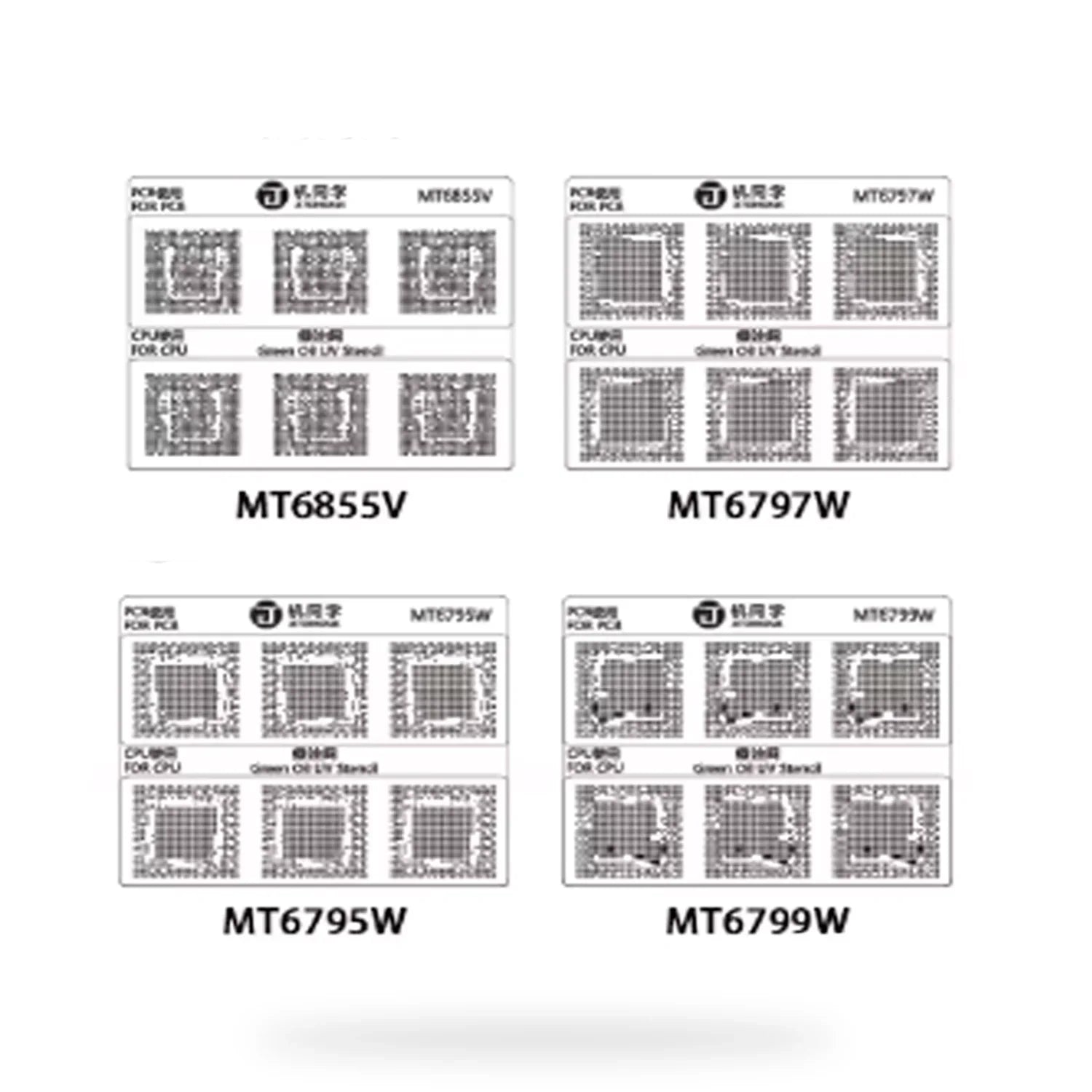 Stencil Uv / Malla Rebaling Mtk (16 Modelos) Jtx 16 Gs-01 |+5,000 reseñas 4.9/5 | recibe express 2 días