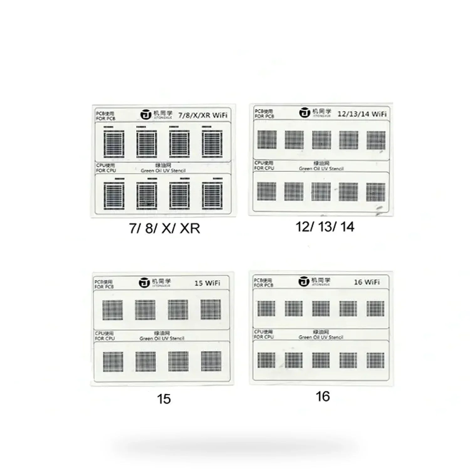 Stencil Uv/Malla Rebaling Wifi Iphone (8 Modelos) Jtx 8 Gs-01 |+5,000 reseñas 4.9/5 | recibe express 2 días
