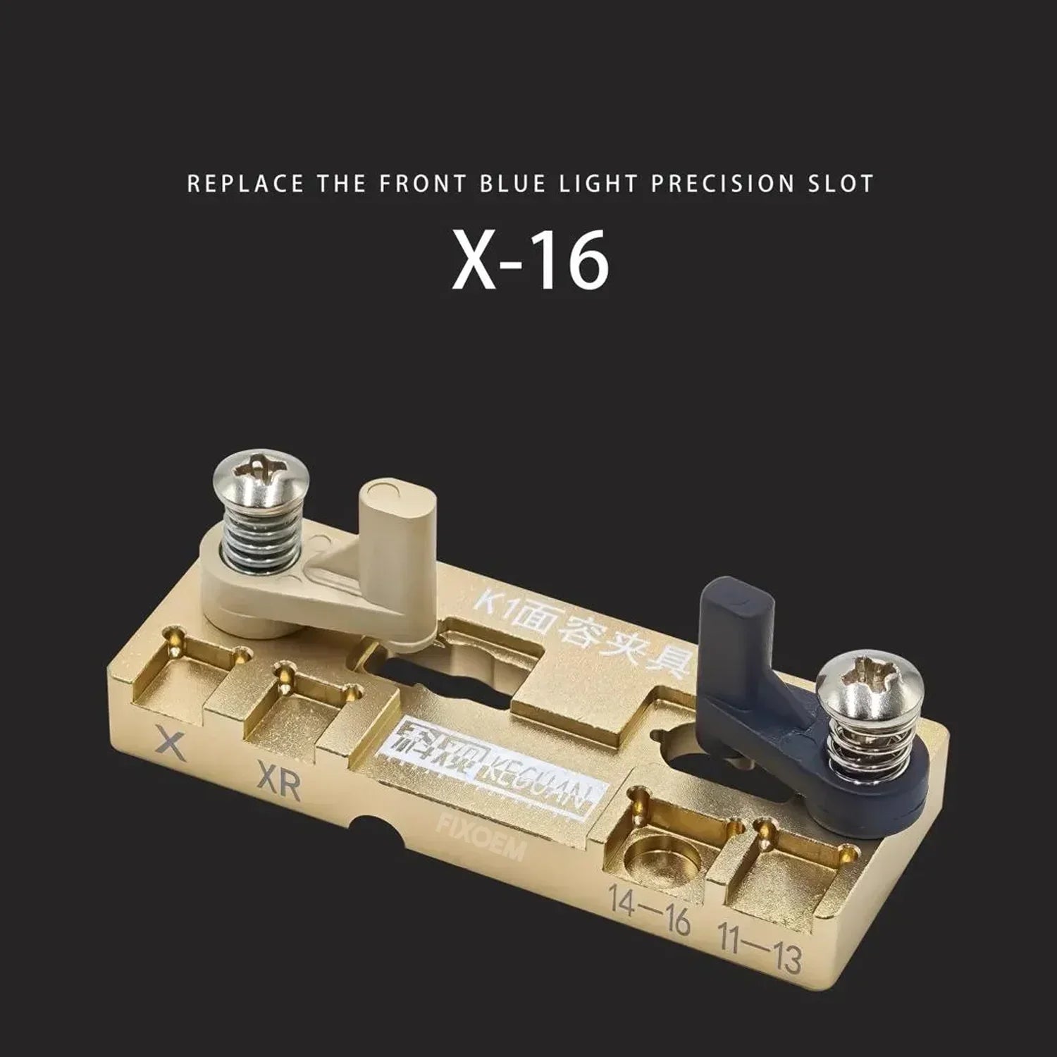 Sujetador Base Reparacion Camara Iphone X-16 KEGUAN K1 |+5,000 reseñas 4.9/5 | recibe express 2 días