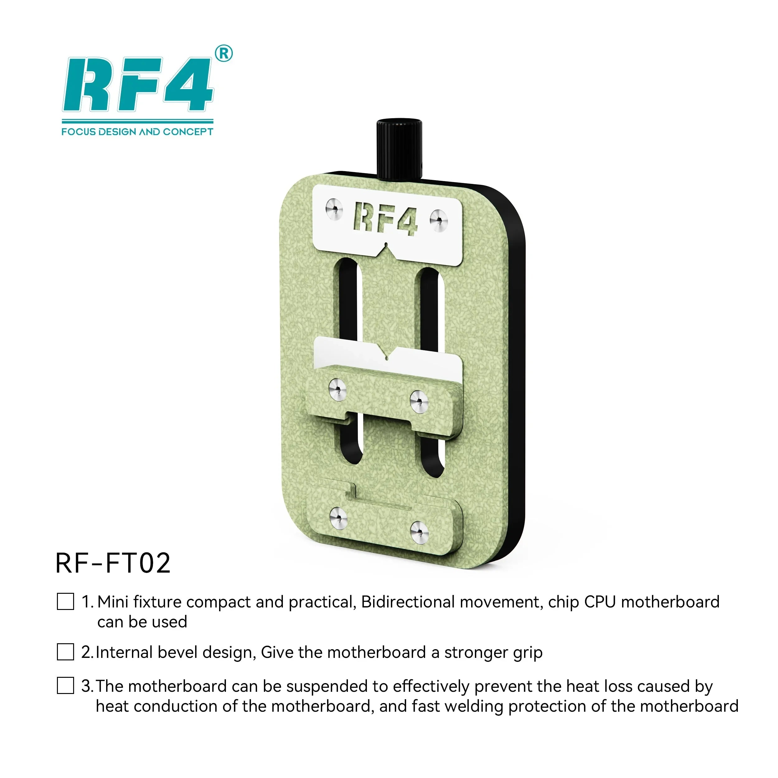 Sujetador Holder Logica Fixture Base Pcb Rf4 |+5,000 reseñas 4.9/5 | recibe express 2 días