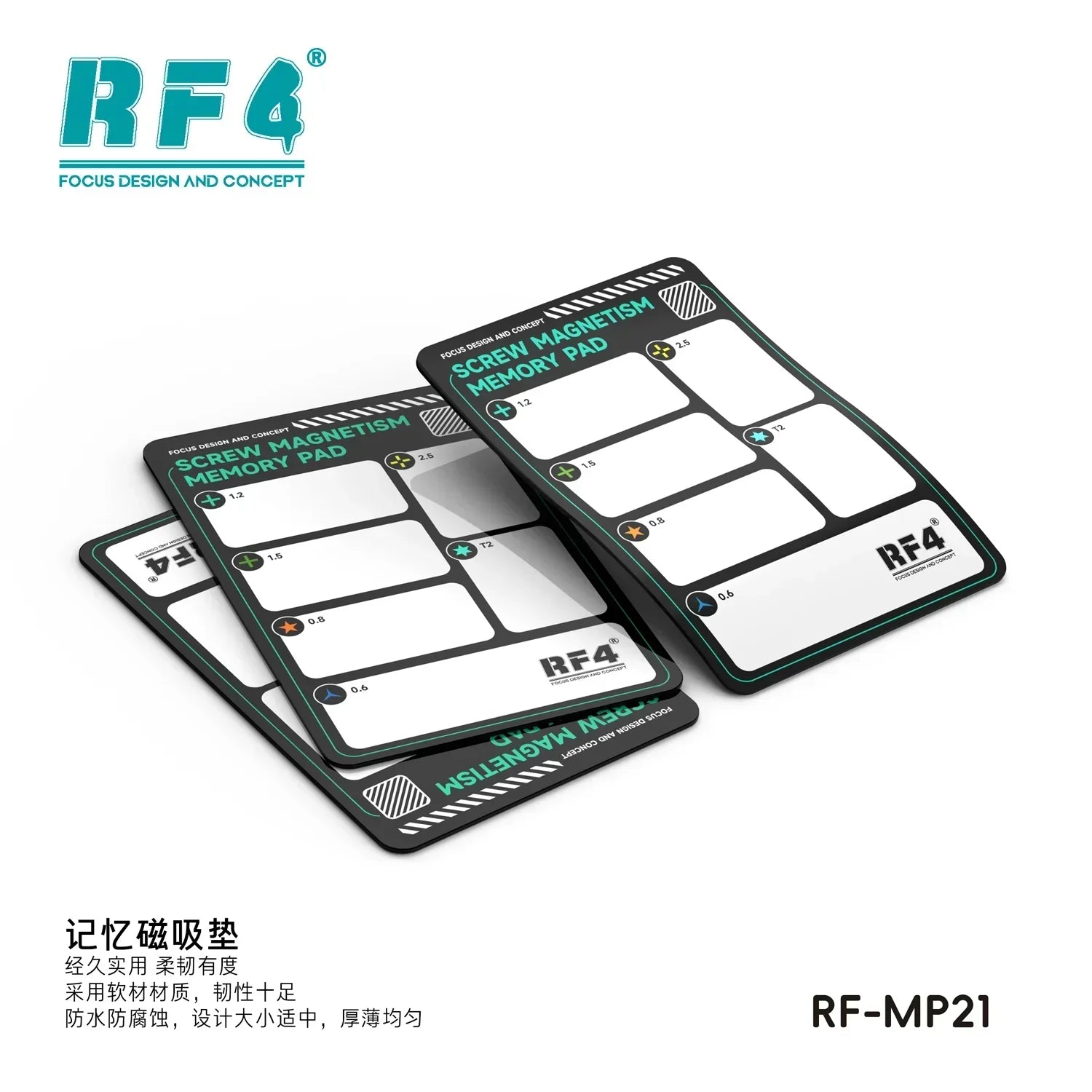 Tapete Magnetico Organizador Rf4 Rf-Mp21 |+5,000 reseñas 4.9/5 | recibe express 2 días