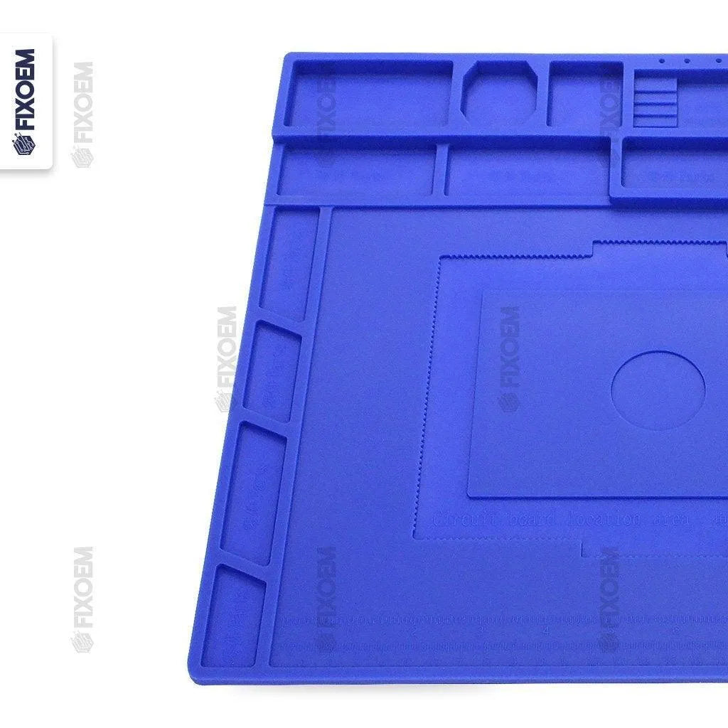 Tapete Silicon Soldar Calor Silicon Azul 44x31Cm. |+2,000 reseñas 4.8/5 ⭐