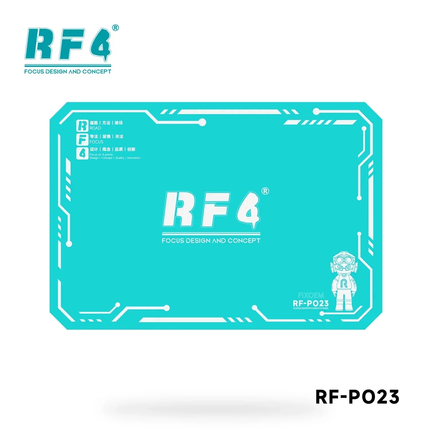 Tapete Silicon Soldar Trabajo Calor Rf4 Rf-Po23 |+5,000 reseñas 4.9/5 | recibe express 2 días