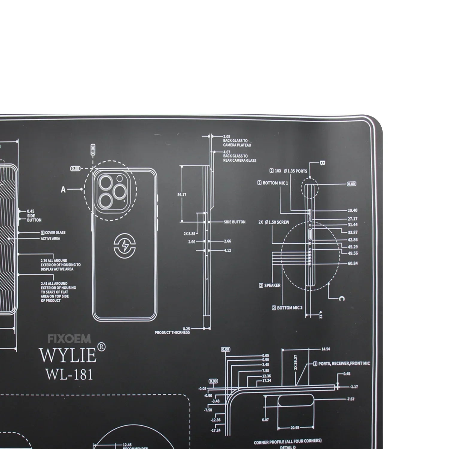 Tapete Silicon Soldar Trabajo Calor Wylie Wl-181 |+5,000 reseñas 4.9/5 | recibe express 2 días