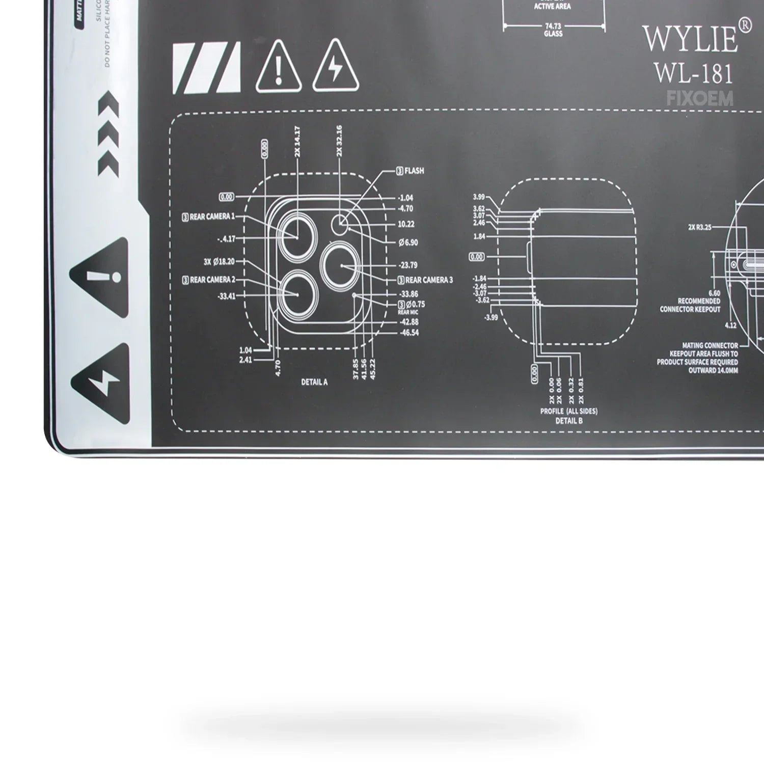 Tapete Silicon Soldar Trabajo Calor Wylie Wl-181 |+5,000 reseñas 4.9/5 | recibe express 2 días