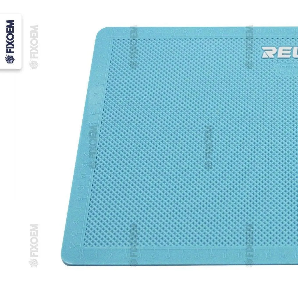 Tapete Silicon Soldar Trabajo Relife Rl-004D 30X20Cm Azul |+2,000 reseñas 4.8/5 ⭐