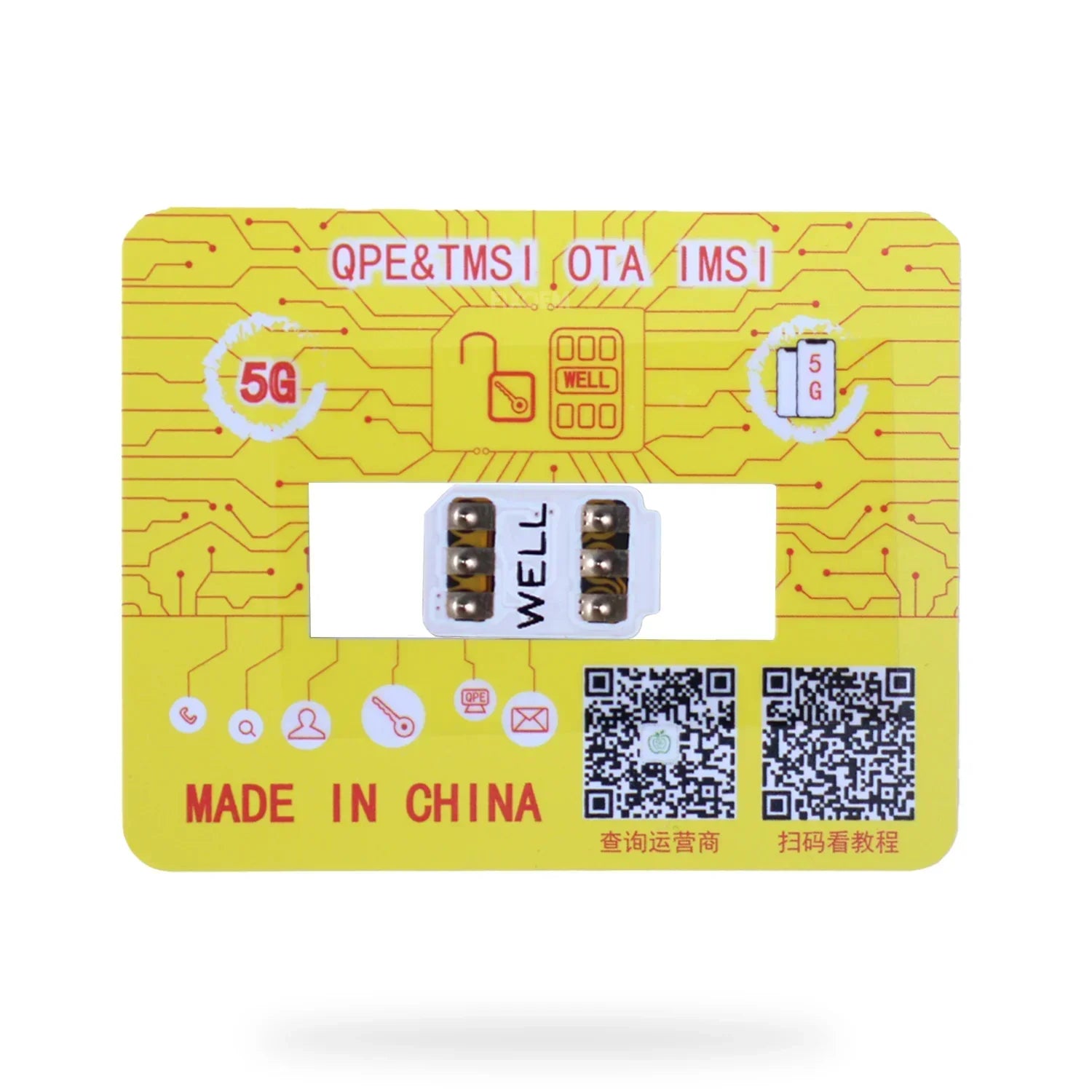 Tarjeta Wellsim Pro RSIM Iphone |+5,000 reseñas 4.9/5 | recibe express 2 días