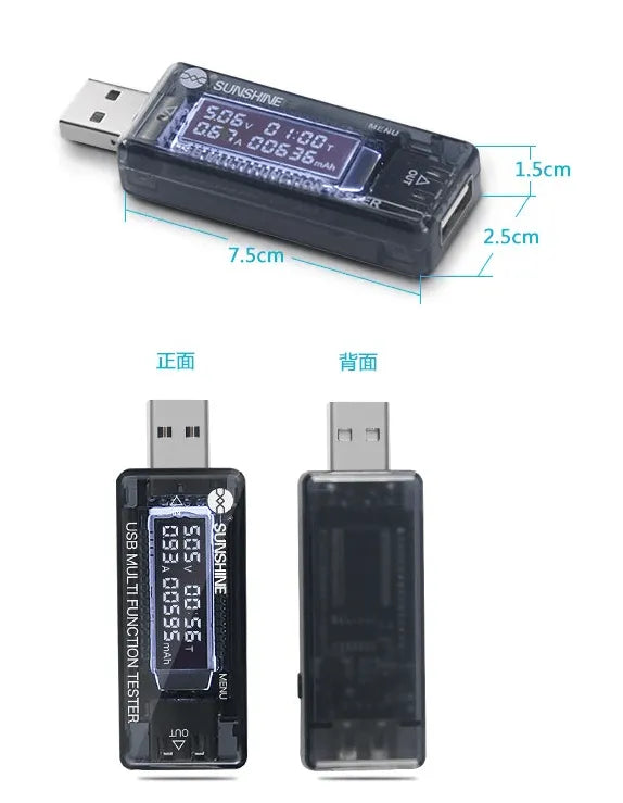 Usb Detector De Voltaje Tester Probador Sunshine Ss-302A. |+2,000 reseñas 4.8/5 ⭐